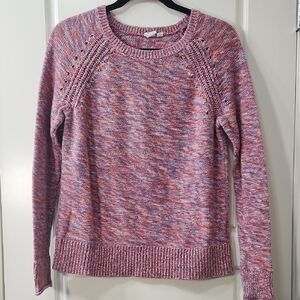 GAP Women's 100% Cotton Marled Knit Sweater